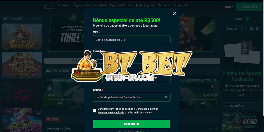 bt bet registrar